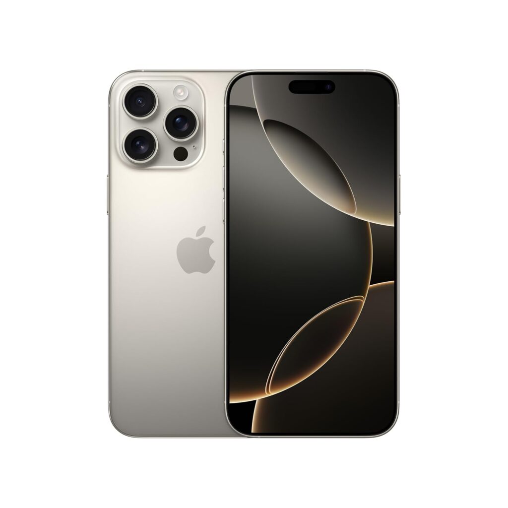 Apple iPhone 16 Pro Max Natural Titanium 48MP, 48MP, 12MP Triple Camera 12MP Front Camera 5G Smartphone above Rs 50000