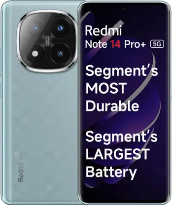REDMI Note 14 Pro+ 5G Spectre Blue 8MP, 50MP, 50MP Triple Rear camera 20MP Front Camera Mobile Phone Under Rs 30,000