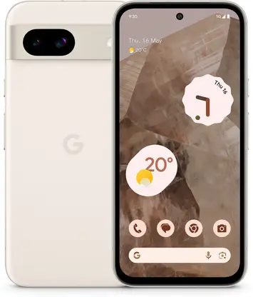 Google Pixel 8a 5G Porcelain 8GB RAM, 128GB Storage 64MP, 13MP Dual Rear Camera 13MP Front Camera Smartphone Under Rs 40,000