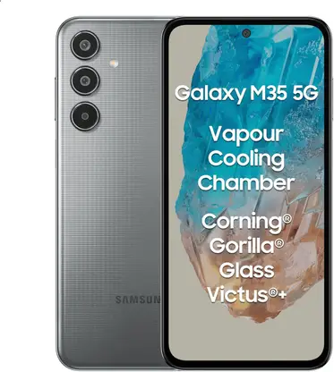 Samsung Galaxy M35 5G Thunder Grey 50MP, 8MP, 2MP Triple Rear Camera 13MP Front Camera Mobile Phone Under Rs 20,000