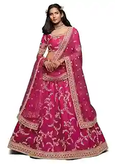 Graceful Bridal Art Silk Lehenga with Dupatta